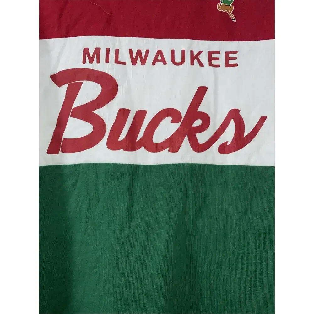 Large Milwaukee Bucks Men’s Cotton Tank Top Mitchell & Ness